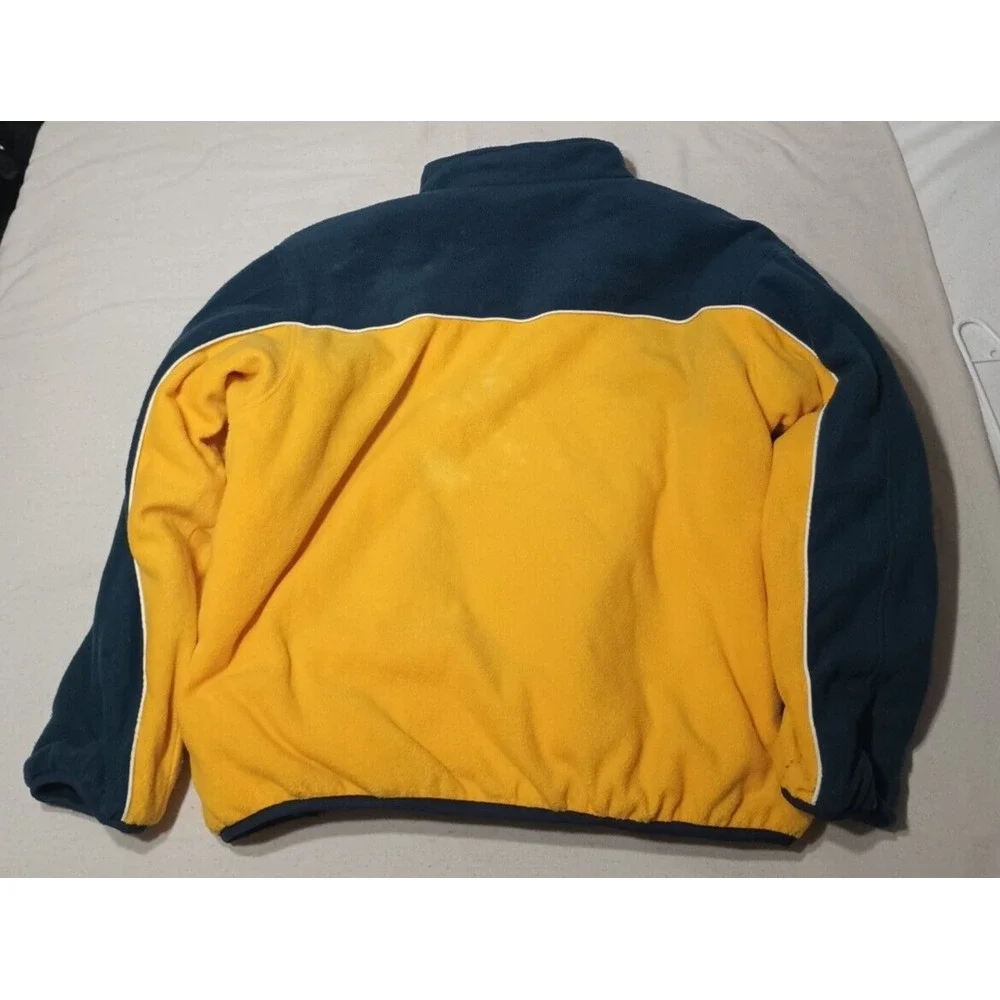 Vintage St Louis Blues Hockey Men's Reversible Jacket Blue‎ & Gold Size XL